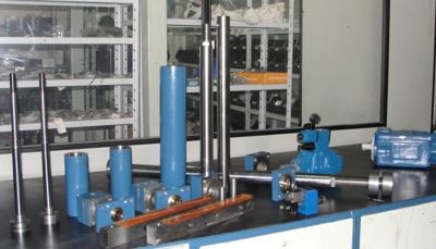 Construção de cilindros hidráulicos